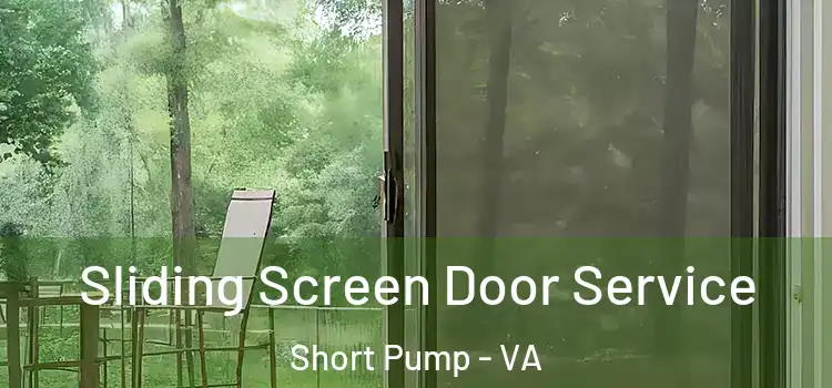 Sliding Screen Door Service Short Pump - VA